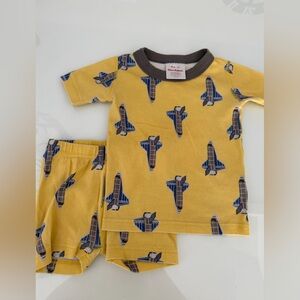 Hanna Andersson Yellow Airplane Panamas